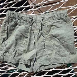linen shorts